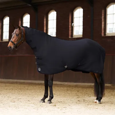 Produktbild von Imperial Riding Abschwitzdecke in Größe 165 - Fleecedecke mit Neck IRHFundamental - black