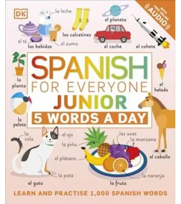 Produktbild von Spanish for Everyone Junior 5 Words a Day