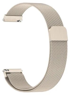 Obrázek produktu pro Náramek pro hodinky, ocelová síťovina, 18 mm, kompatibilní s modely Garmin Vivoactive 4S, Venu 3S, Venu 2S, Vivomove 3S