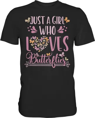 Produktbild von Frauen Schmetterling T-Shirt – Black / XXL