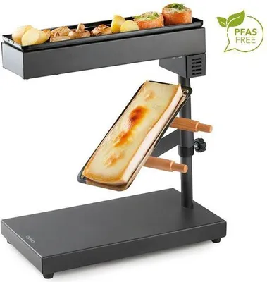 Obrázek produktu pro Raclette DOMO DO1145RC, tradiční, nepřilnavý povrch bez PFAS, 1000 W