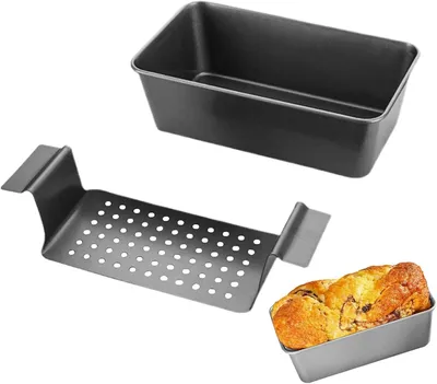 Produktbild von Ofenfeste Brotbackform mit Griffen für hausgemachtes Brot, Kastenform aus Kohlenstoffstahl mit Antihaftbeschichtung, Backzubehör für zu Hause, für Anfänger und Backbegeisterte