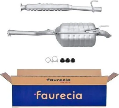 Produktbild von HELLA 8LD 366 033-221 Endschalldämpfer passend für MERCEDES-BENZ C-Klasse Limousine (W202) Auspuff