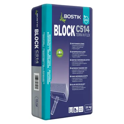 Produktbild von Bostik Block C514 Terra 1K Flex 25kg Sack Dichtschlämme Bauwerksabdichtung