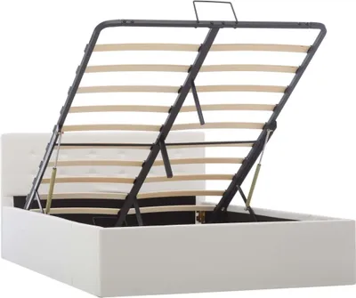 Immagine prodotto di Giroletto con Contenitore Idraulico Bianco Pelle finta 120x200cm