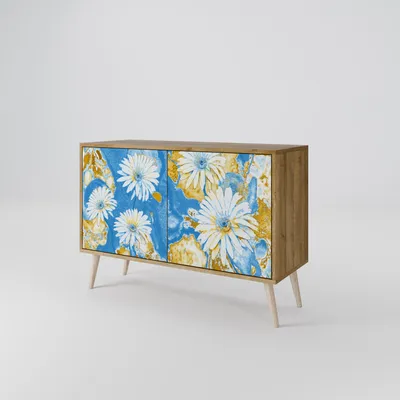 Immagine prodotto di Cassettiera Spacerebels a 2 ante - credenza cassettiera - credenza alta - mobile guardaroba - soggiorno camera da letto - 57,5×111×42 (HxLxP)