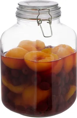 Produktbild von Weckglaskrug, 3 Liter – Verschluss mit Bügel – Luftdicht – Glas – XXL-Vorratbehälter – Aufbewahrungsglas – Einmachglas – Transparent