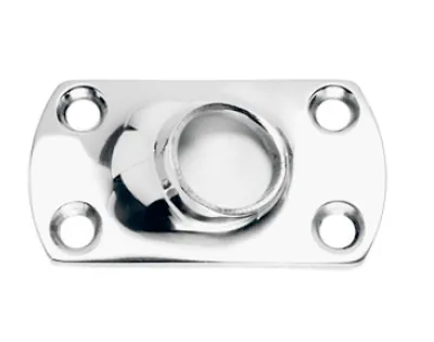 Produktbild von Relinganschweißfuß - 60° 22mm, 80x45mm