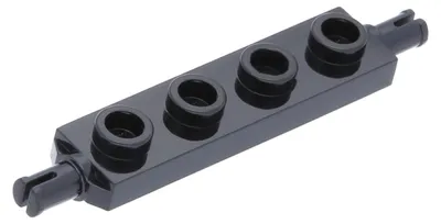 Obrázok produktu pre 2x LEGO Platte modifiziert 1 x 4 mit Räder Halter (2926) – Einzelteile