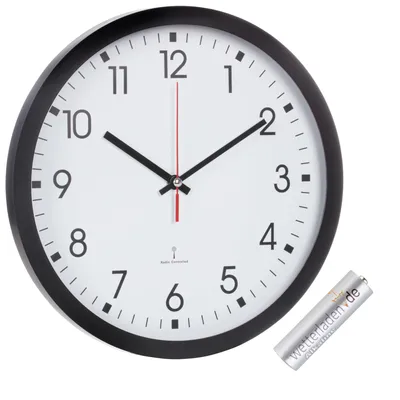 Produktbild von Analoge Funk-Wanduhr TFA 60.3522 Wanduhren 300 mm Sekundenzeiger