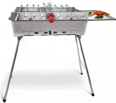 Produktbild von Mangal Astana Deluxe mit 9er Spießdreher Grillmotor USB und Powerbank