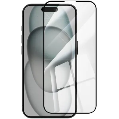 Obrázok produktu pre Avizar, ochrana displeja pre iPhone 16 odolné hybridné sklo, čierna