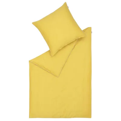 Produktbild von MUSTERRING Ganzjahresbettwäsche EASE Gelb 155 x 220 cm