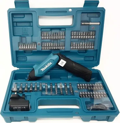 Produktbild von Makita DF001DW, Schwarz, Blau, 220 RPM, 3 Nm, 4 Nm, Akku, 3,6 V