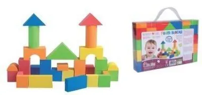 Zdjęcie produktu dla Klocki piankowe Bam Bam 29 elementów - kreatywna zabawka dla dzieci