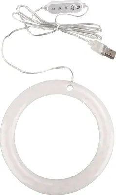 Obrázek produktu pro Rostlinná lampa, 130mm andělský časový kroužek, oranžové světlo pro pokojové rostliny,