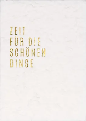 Produktbild von Räder Naturpapierkarte Zeit für die schönen Dinge