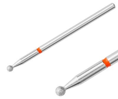 Produktbild von Diamantfräser Fräseraufsatz Bohrer Kugel Fein Schleifer Maniküre (roter Ring)