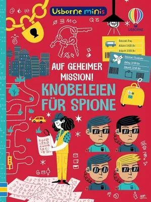 Obrázek produktu pro Usborne Minis: Auf geheimer Mission! Knobeleien für Spione