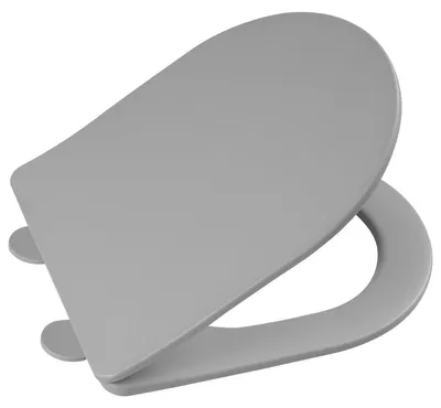 Produktbild von Sapho PACO WC-Sitz, SLIM, Soft Close, Easy Take, Grau matt