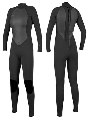 Image de O'NEILL WMS REACTOR-2 3/2 Back Zip Damen FullSuit Spring Neoprenanzug Wetsuit - Groesse : 16 (175-180)