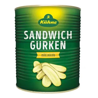 Image de Cornichons sandwichs Kühne ATG 1550g