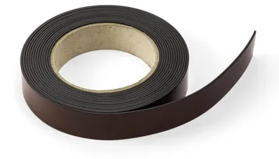 Magnetband 25 mm x 1,5 mm, selbstklebend, Polarität A, 5 m