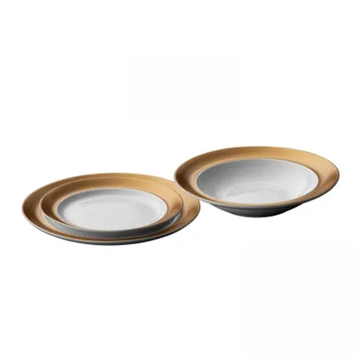 Obrázok produktu pre BERGHOFF Jedálenská súprava tanierov porcelán GEM 3 ks BF-1698001