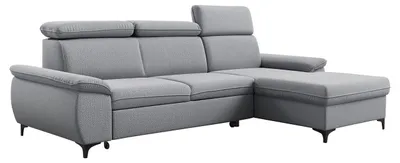 Produktbild von MIRJAN24 Ecksofa Magic A, Stilvoll Polsterecke mit Bettkasten und Schlaffunktion, L-Form Eckcouch vom Hersteller (Farbe: Orinoco 84, Seite: Rechts)