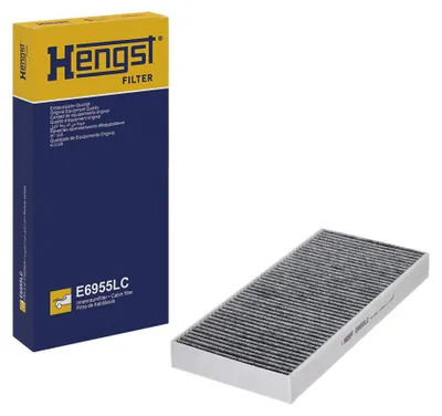 Produktbild von Innenraumfilter Aktivkohlefilter 37 mm HENGST FILTER für u.a. MAN TGS