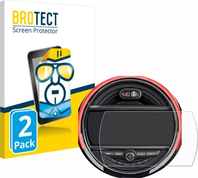 Produktbild von 2x Für Mini Cooper R56 (6.5") Schutzfolie BROTECT Displayschutz Display Schutz Folie Klar Transparent