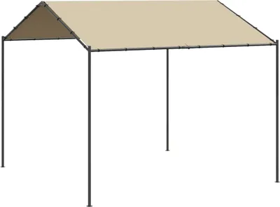 Obrázok produktu pre vidaXL Záhradný pavilón béžový 3x3 m z ocele a tkaniny
