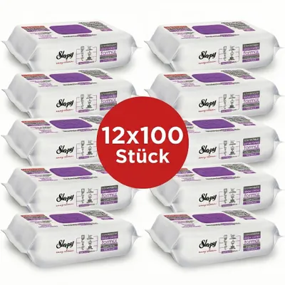 Obrázok produktu pre Sleepy Easy Clean Oberflächenreinigungstücher Orchid Garden 12x100 STÜCK