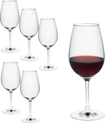 Produktbild von Rona Bordeaux Rotweingläser Serie Ratio 450 ml, Rotweinglas mit klassischer Form ,spülmaschinenfest