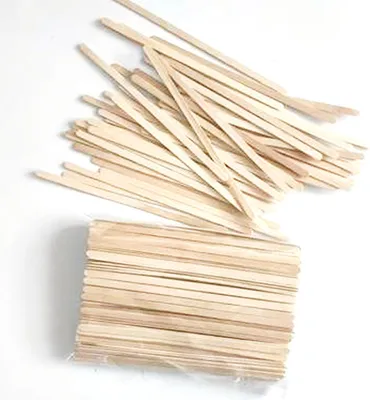 Zdjęcie produktu dla 1000 sztuk drewnianych patyczków do lodów 14 x 0,5 x 0,1 cm Patyczki do rękodzieła do łopatek do wosku