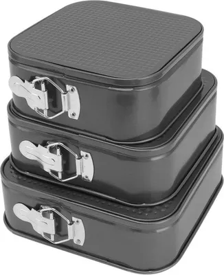 Produktbild von Famanu Springform Set 3-teilig - Antihaftbeschichtung, 18/20/22 cm