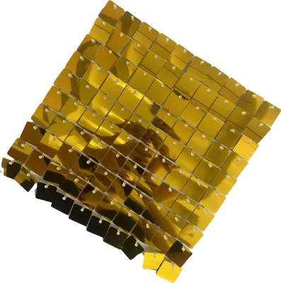 Obrázok produktu pre 11.8 X 11,8 palca Shimmer Wall Panels Square Shiny Sequins Glitter Panels Semitransparent for Wedding Birthday Stage Background Decor