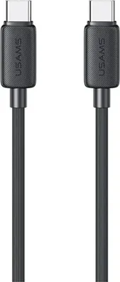 Produktbild von USAMS KY-Serie US-SJ691 60 W USB-C-auf-USB-C-Kabel 1 m Schwarz