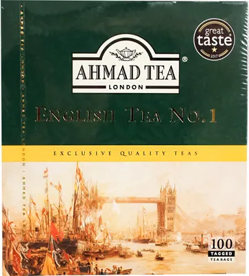 Produktbild von Ahmad Tea - Anglický čaj č. 1, čierny čaj 200g, 100 vreciek