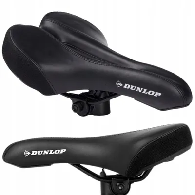 Immagine prodotto di Sella Dunlop MTB 27x17 cm - Sella morbida e confortevole - Universalmente adatta per city bike e mountain bike - Ammortizzante ed ergonomica