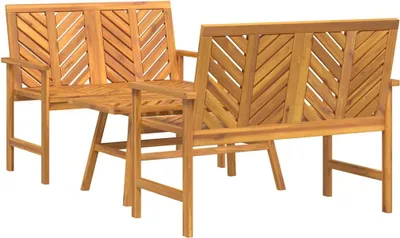 Immagine prodotto di vidaXL Set da giardino 3 pezzi Marrone Legno massello di acacia