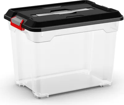 Produktbild von KIS Kunststoffbox Moover Box S Schwarz / Transparent