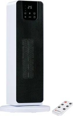 Obrázek produktu pro Věžový ventilátorový ohřívač ALPINA PTC-2702L, 2000 W, s dálkovým ovládáním, černobílý