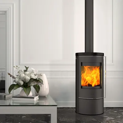 Produktbild von Fireplace Rondale Kaminofen Stahl Schwarz | Topplatte Keramik Schwarz