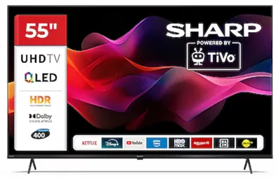 Produktbild von Sharp Fernseher Smart TV Fernsehgerät 55HM5245E 55 Zoll QLED 4K UHD *