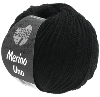 Produktbild von Lana Grossa - Merino Uno 0013 schwarz