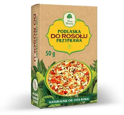 PRZYPRAWA DO ROSOŁU BEZGLUTENOWA (PODLASKA) 50 g - DARY NATURY