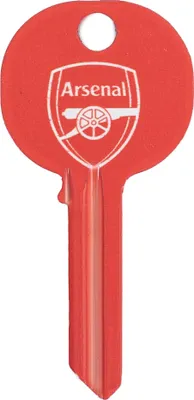 Produktbild von Arsenal FC - Schlüsselrohling, Wappen TA12675 (Einheitsgröße) (Rot/Weiß)