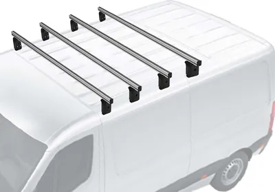 Obrázok produktu pre Menabo strešný nosič pre Toyota Proace 2016-2025 základný nosič hliníková šedá 4x