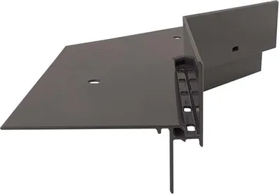 Produktbild von Renoplast Aluminium Traufprofil W35+ Belüftungsboden, Innenecke 135°, Graphit